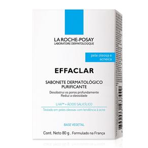 Sabonete de Limpeza Facial La Roche-Posay Effaclar Purificante 80G