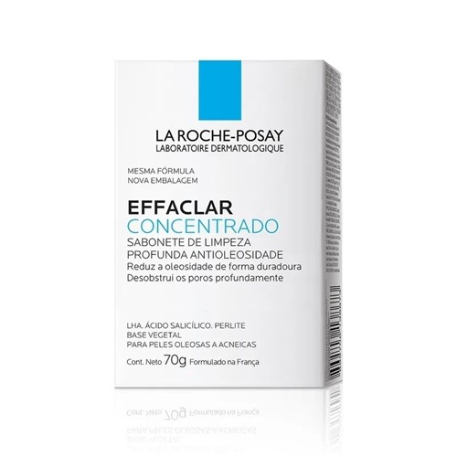 Sabonete de Limpeza Profunda La Roche-Posay Effaclar Concentrado 70G
