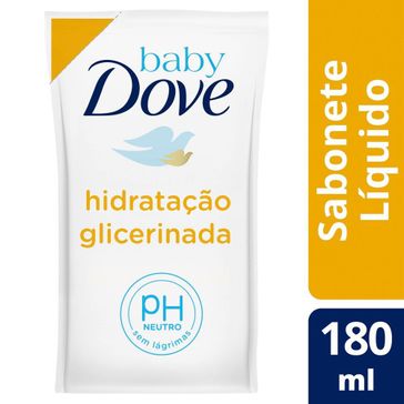Sabonete Dove Baby Hidratação Glicerinada Refil Líquido 180ml