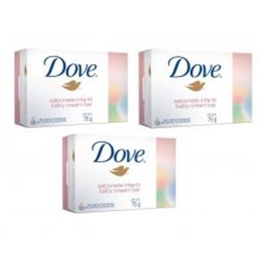 Sabonete Dove Infantil 75G C/ 3 Unidades