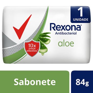 Sabonete em Barra Antibacterial Aloe Rexona 84g