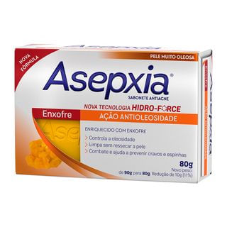Sabonete em Barra Asepxia – Enxofre Ação Anti Oleosidade 80g