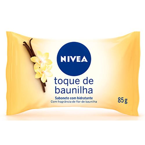 Sabonete em Barra Nivea com Hidratante Toque de Baunilha 85g SAB NIVEA HID 85G-FPACK TOQUE BAUNILHA