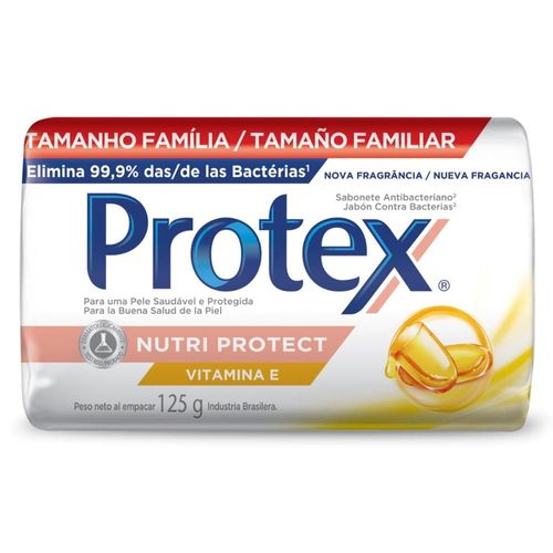 Sabonete em Barra Protex Nutri Protect Vitamina e 125g SAB PROTEX A-BACT 125G VITAMINA e