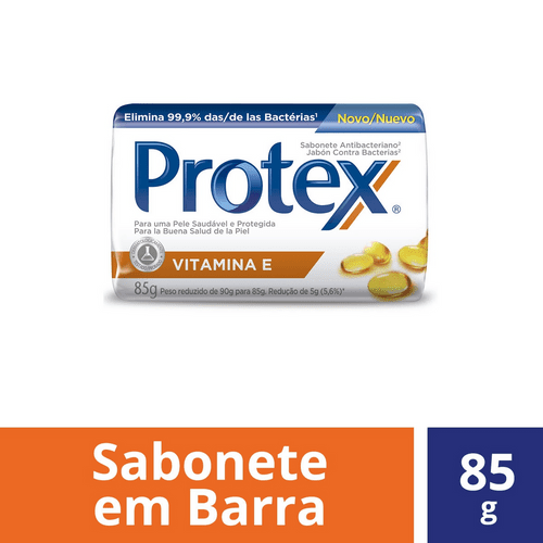 Sabonete em Barra Protex Vitamina e 85g SAB PROTEX A-BACT 85G VITAMINA e