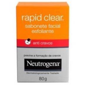 Sabonete Esfoliante Facial Neutrogena Rapid Clear - 80G