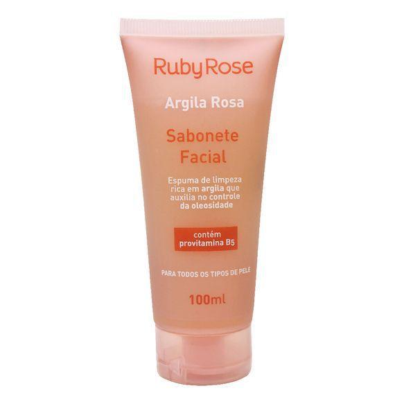 Sabonete Facial Argila Rosa Ruby Rose 100ml