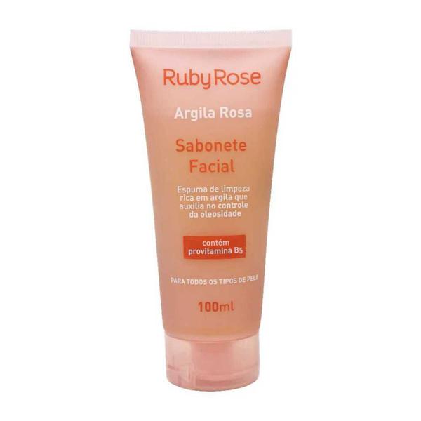 Sabonete Facial Argila Rosa - Ruby Rose