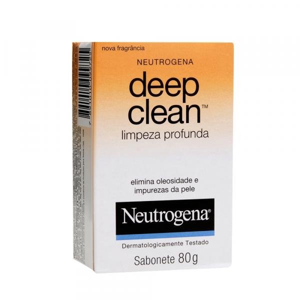 Sabonete Facial Deep Clean Neutrogena 80g - Neutrogena Deep Clean