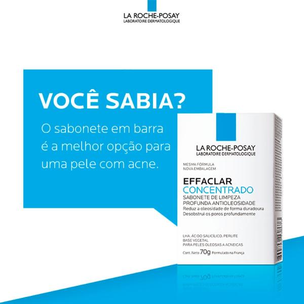 Sabonete Facial Effaclar Concentrado La Roche-posay 70g - La Roche Posay