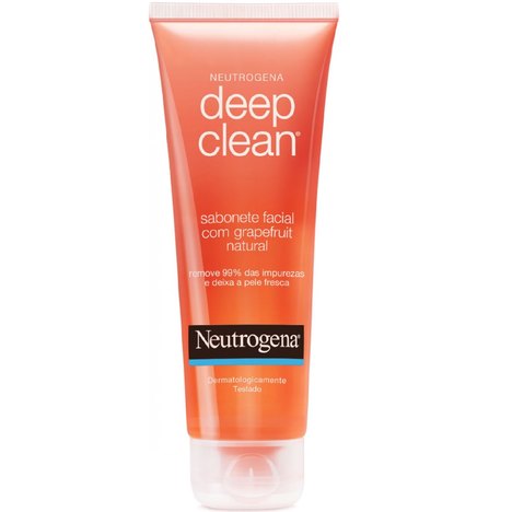 Sabonete Facial em Gel Neutrogena Deep Clean Grapefruit 80G