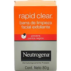 Sabonete Facial Esfoliante Neutrogena Rapid Clear Anti-Cravos 80g
