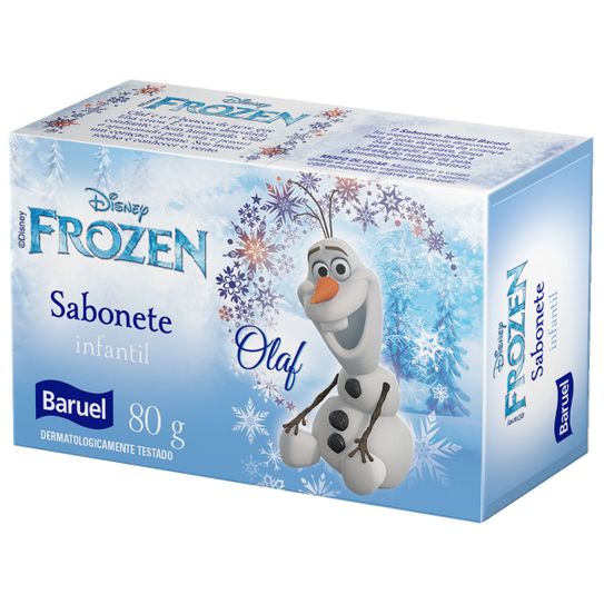 Sabonete Frozen Olaf Suave 80g