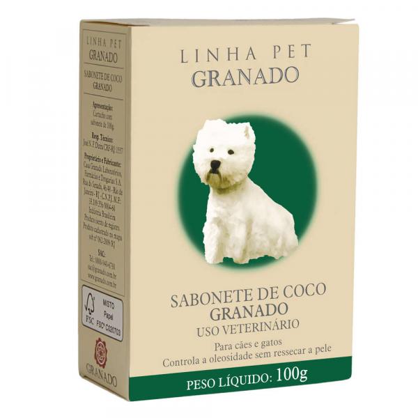Sabonete Granado Coco para Cães e Gatos - 90 G