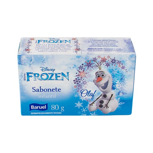 Sabonete Infantil Frozen Olaf Suave 80g