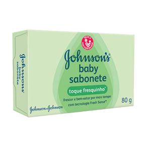 Sabonete Infantil Johnson S Baby Toque Fresquinho com 80 Gramas