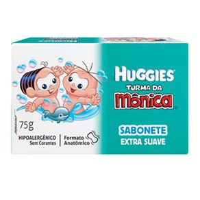 Sabonete Infantil Turma da Monica Extra Suave com 75 Gramas