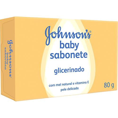 Tudo sobre 'Sabonete Johnson's Baby Glicerinado Mel e Vitamina e 80g'