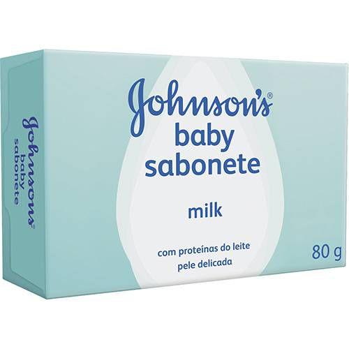 Sabonete Johnsons Baby Milk 80g