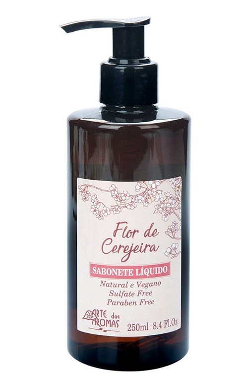 Sabonete Liq Flor de Cerejeira 250ml - Arte dos Aromas