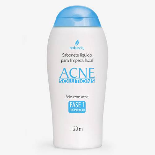 Sabonete Liquido Acne Solutions 120ml Natubelly
