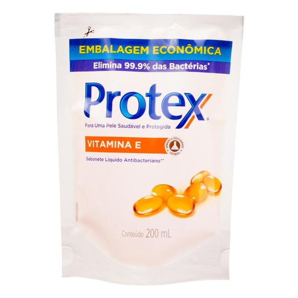 Sabonete Líquido Antibacteriano Protex Vitamina e Refil 200Ml