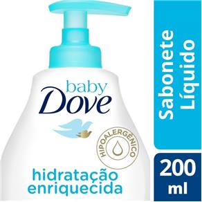 Sabonete Líquido Baby Dove Hidratação Enriquecida 200ml