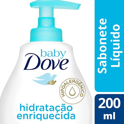 Sabonete Líquido Baby Dove Hidratação Enriquecida 200ml