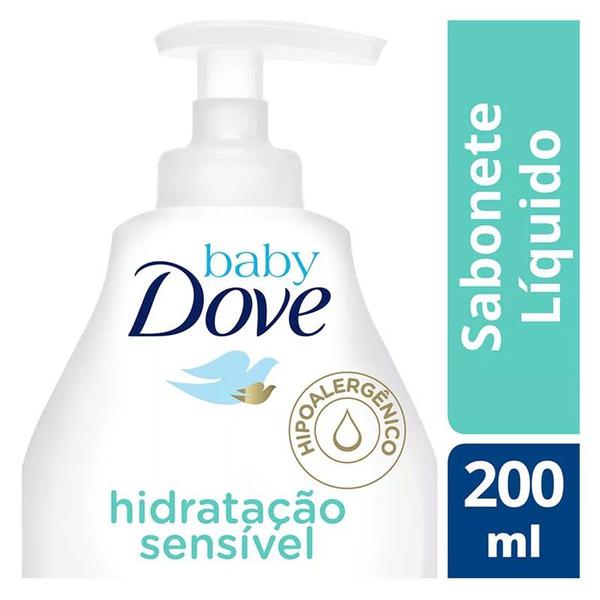 Sabonete Líquido Baby Dove Hidratação Sensível 200ml