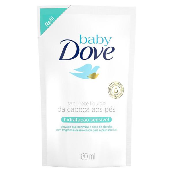 Sabonete Líquido Baby Dove Hidratação Sensível 180ml - Refil