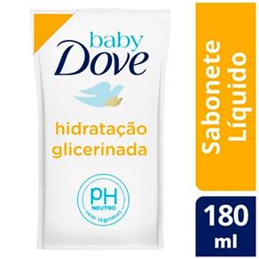 Sabonete Líquido Dove Baby Refil Hidratação Glicerinado 180ml