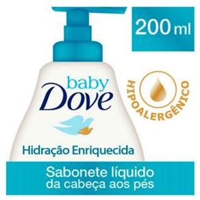 Sabonete Líquido Dove da Cabeça Aos Pés Hidratação Enriquecida 200Ml