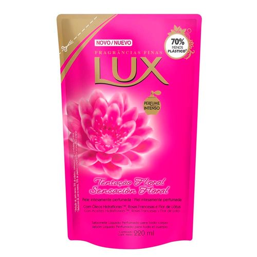 Sabonete Líquido Lux Tentação Floral Refil 220ml