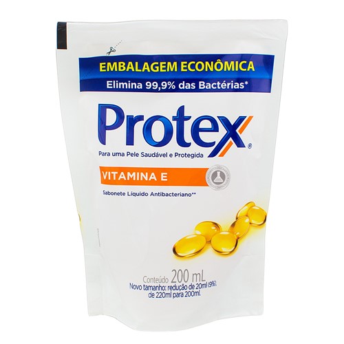 Sabonete Líquido Protex Vitamina e Refil com 200ml