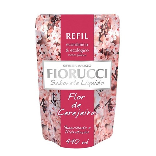 Sabonete Líquido Refil Fiorucci Flor de Cerejeira 440Ml