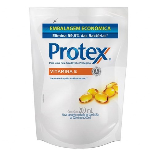 Sabonete Líquido Refil Protex Vitamina e 200Ml