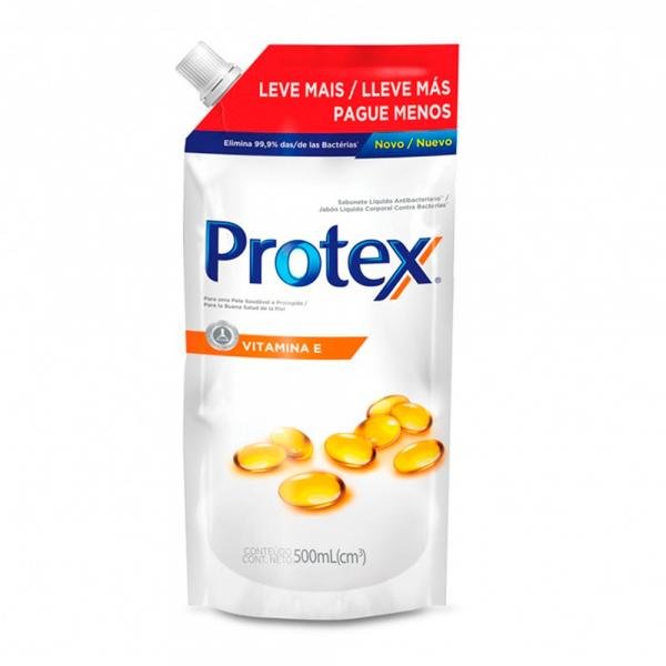 Sabonete Líquido Refil Protex Vitamina e - 500ml