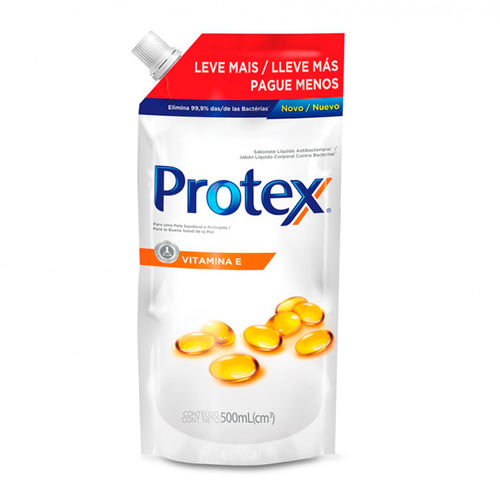 Sabonete Líquido Refil Protex Vitamina e 500ml