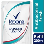 Sabonete Líquido Rexona Antibacterial Fresh Refil 200mL
