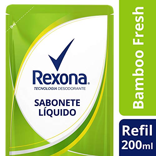 Sabonete Líquido Rexona Bamboo Fresh 200Ml Refil, Rexona