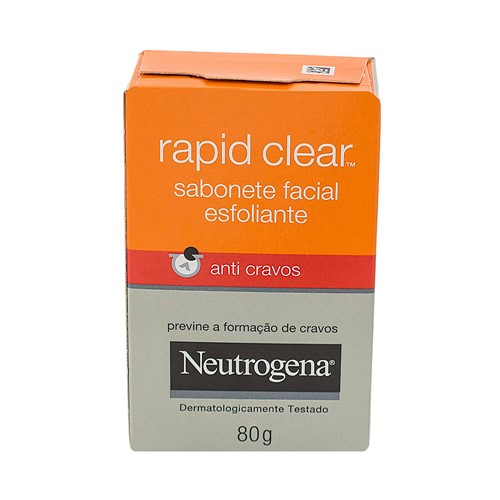 Sabonete Neutrogena Rapid Clear Esfoliante 80g