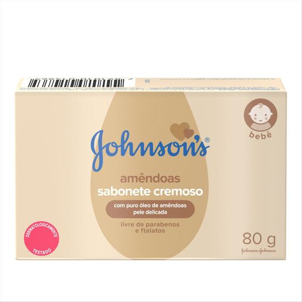 Sabonete Óleo de Amêndoas Johnsons Baby 80g - Johnson's