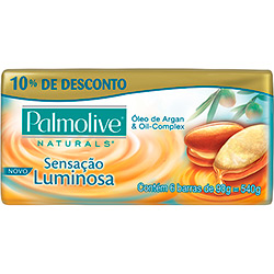 Sabonete Palmolive Naturals Sensação Luminosa 90G Embalagem com 6 Unidades