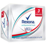 Sabonete Rexona 3x84g Antibac Fresh