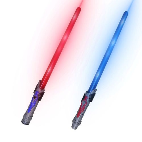Sabre de Luz Espada Bastao Star Wars Brinquedo Luz e Som Space Weapon
