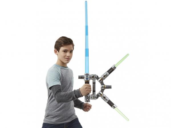 Sabre de Luz Mestre Jedi Star Wars - com Acessórios Hasbro
