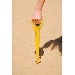Saca Areia Amarelo com Suporte para Guarda Sol