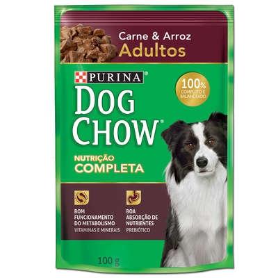 Sachê Dog Chow Carne e Arroz 100g - Purina