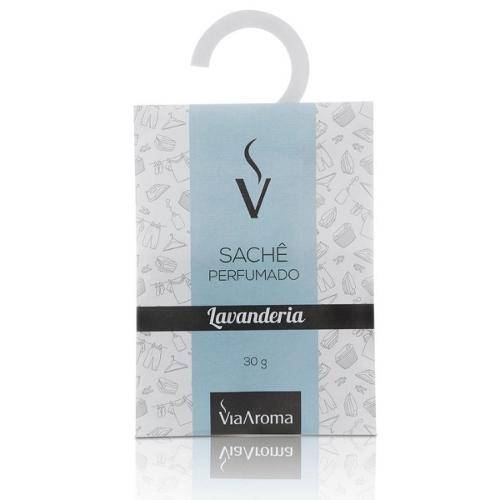 Sachê Perfumado - Aroma Lavanderia - 30g - Via Aroma