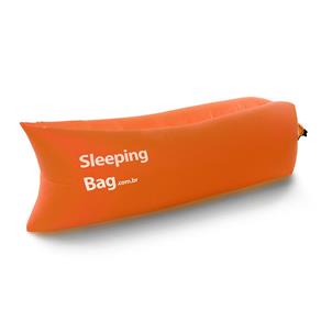 Saco de Dormir Inflável Sleeping Bag Laranja